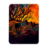 Moeder Aarde als boom Magneet (Verticaal)