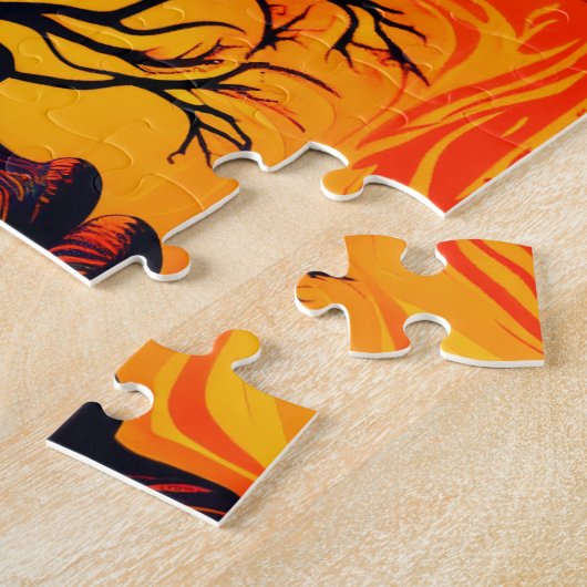 Moeder Aarde als een Boom Legpuzzel (Zijkant)