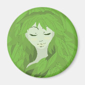 Moeder Aarde (Aslapen) Magneet (Voorkant)