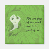 Moeder Aarde (Awake) Magneet (Voorkant)