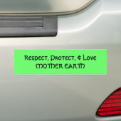 Moeder Aarde - Bumpersticker (Op auto)