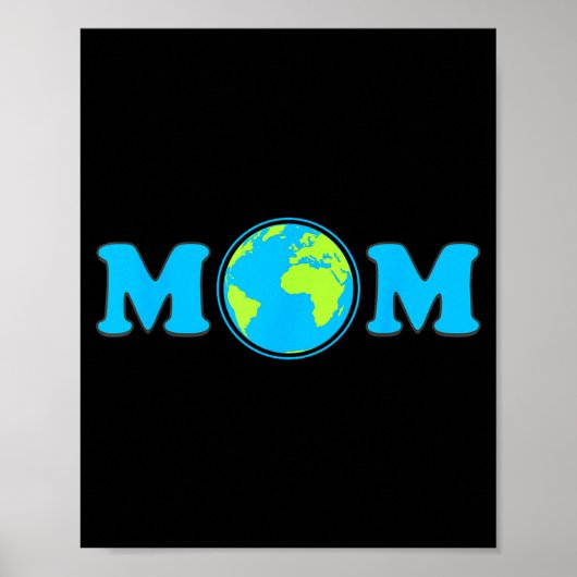 Moeder aarde dag april 22 spaar de planeet klimaat poster (Voorkant)