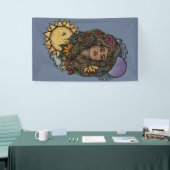 Moeder Aarde de de wereld Tarot Goddess Spandoek (Beurs)