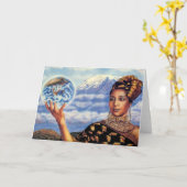 Moeder Aarde door Lisa Iris Kaart (Gele Bloem)