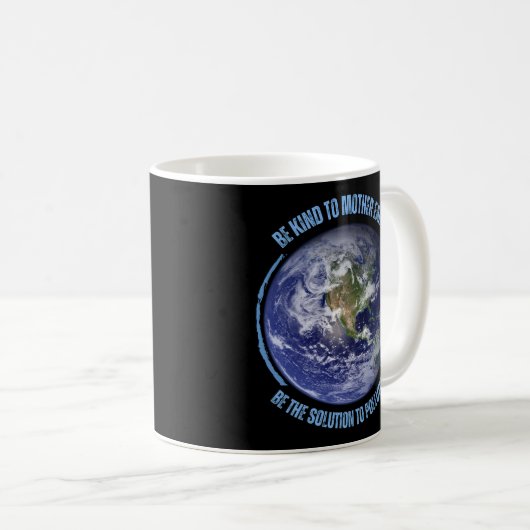 Moeder Aarde en klimaatverandering Koffiemok (Voorkant rechts)