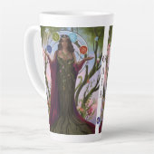 Moeder Aarde Goddess GAIA Latte Mok (Linkerhoek)