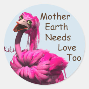 Moeder Aarde Liefde stickers