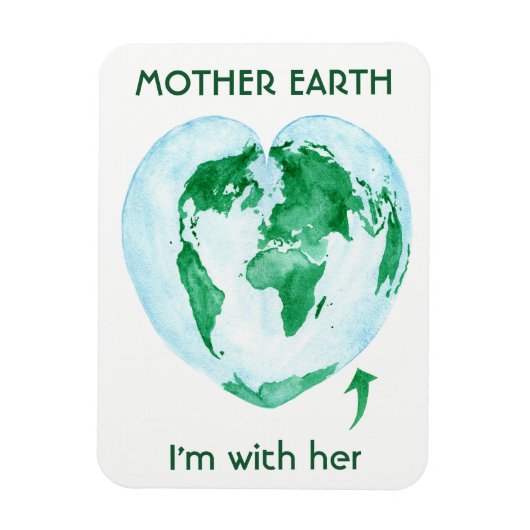 Moeder Aarde Magneet - Ik ben met Haar Wetenschapp (Verticaal)