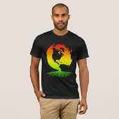 Moeder Aarde met Rasta Roots T-shirt (Voorkant volledig)