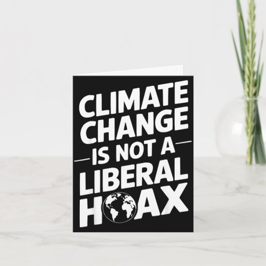Moeder aarde milieuactivist klimaatverandering aar kaart (Voorkant)