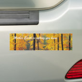 Moeder Aarde noemt je thuis Bumpersticker (Op auto)