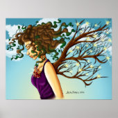 Moeder Aarde Poster (Voorkant)