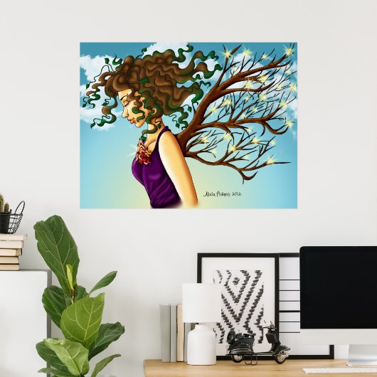 Moeder Aarde Poster (Thuiskantoor)