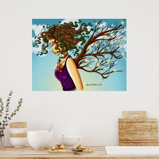 Moeder Aarde Poster (Keuken)