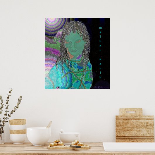 Moeder Aarde Poster (Keuken)