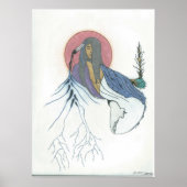 Moeder Aarde Poster (Voorkant)