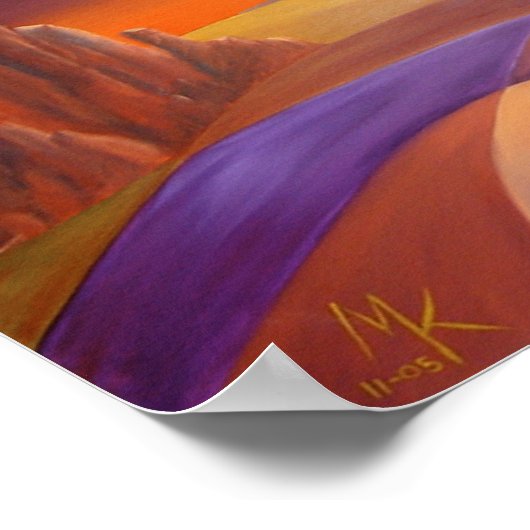 Moeder Aarde Poster (Hoek)