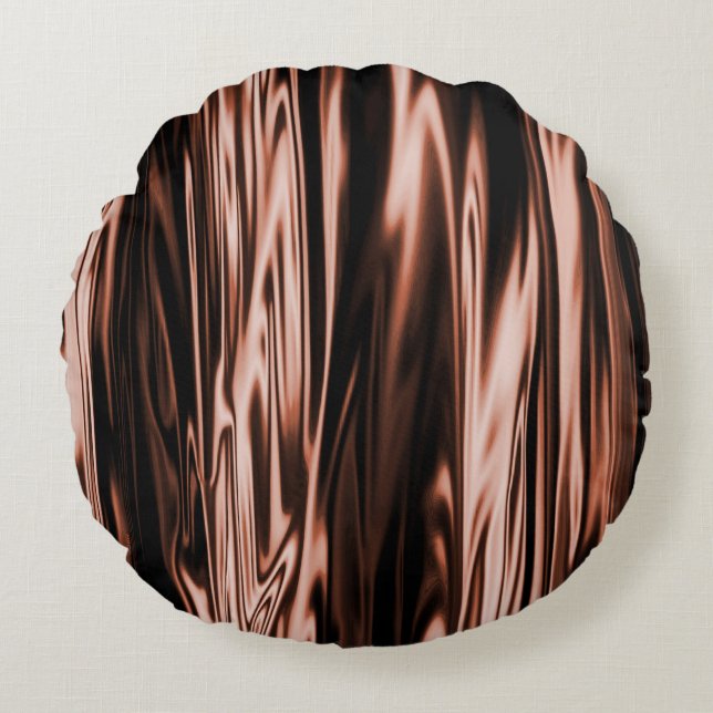 Moeder Aarde Satijn..... Rond Kussen (Voorkant)