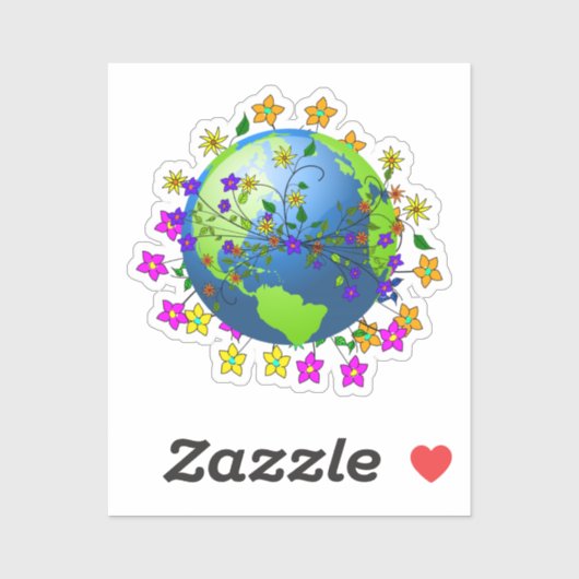 Moeder Aarde Sticker (Vel)