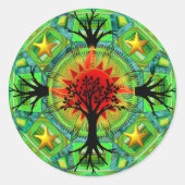 Moeder Aarde Sticker (Voorkant)