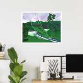 Moeder Aarde/Vader Sky Poster (Thuiskantoor)