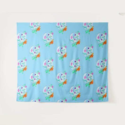 Moeder Aarde Wandkleed (Voorkant (horizontaal))