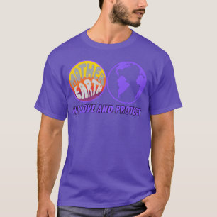 Moeder Aarde we houden van en beschermen meisjes T-shirt