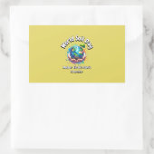 Moeder Aarde's Stof. Wereldbodemdag Rechthoekige Sticker (Tas)