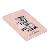 Moeder Acroniem | Floral | Moederdag Cadeau Magneet (Rechterzijde)