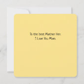 Moeder-adviezen - Aangepaste Moederdag (Achterkant)