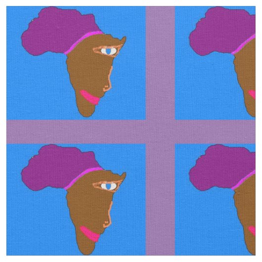 Moeder Afrika Fabric Stof (Close Up)