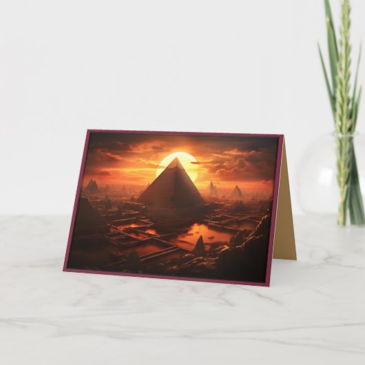 Moeder Afrika vieren Bedankkaart (Voorkant)