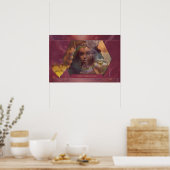 Moeder Afrika vieren Poster (Keuken)