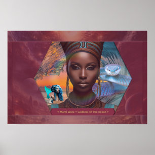 Moeder Afrika vieren Poster
