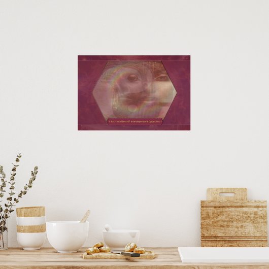 Moeder Afrika vieren Poster (Keuken)