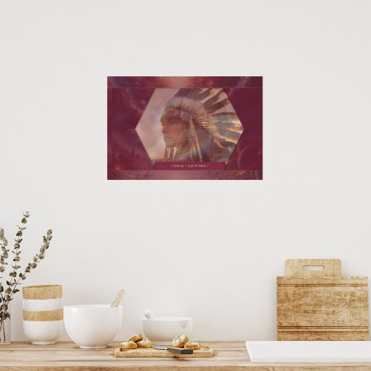 Moeder Afrika vieren Poster (Keuken)