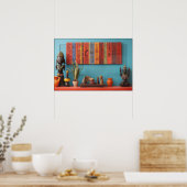 Moeder Afrika vieren Poster (Keuken)