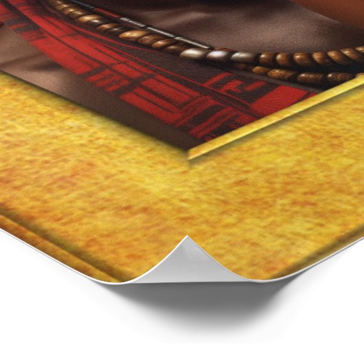 Moeder Afrika vieren Poster (Hoek)