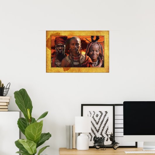 Moeder Afrika vieren Poster (Thuiskantoor)