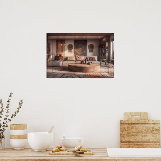 Moeder Afrika vieren Poster (Keuken)