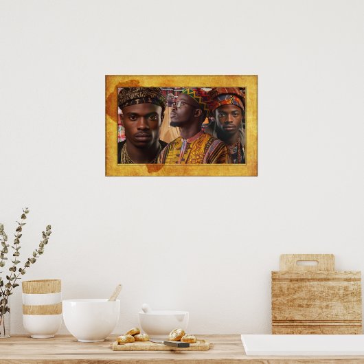 Moeder Afrika vieren Poster (Keuken)