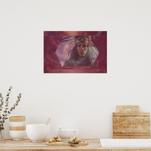 Moeder Afrika vieren Poster (Keuken)