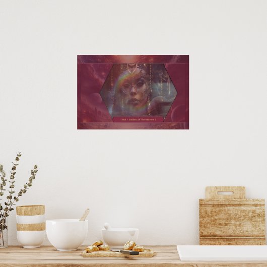 Moeder Afrika vieren Poster (Keuken)