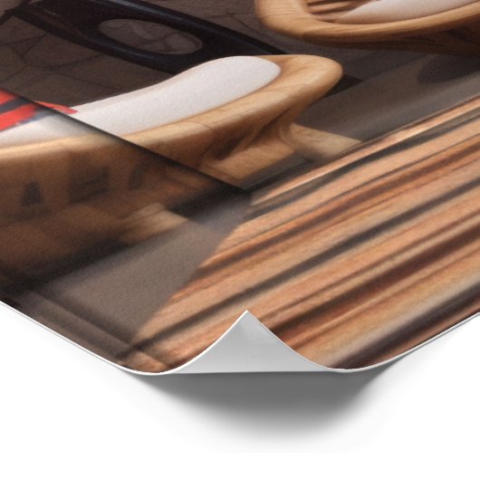 Moeder Afrika vieren Poster (Hoek)