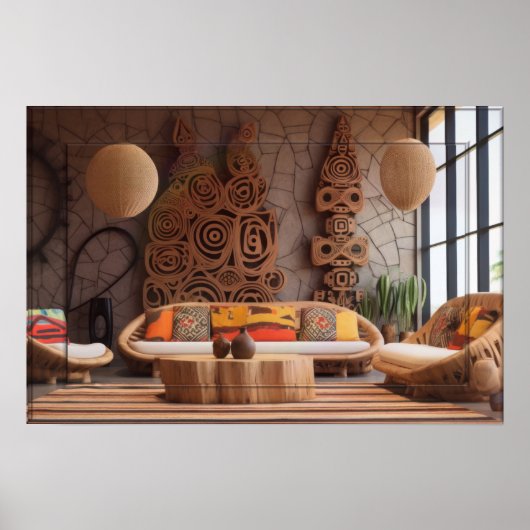 Moeder Afrika vieren Poster (Voorkant)