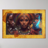 Moeder Afrika vieren Poster (Voorkant)