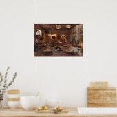 Moeder Afrika vieren Poster (Keuken)