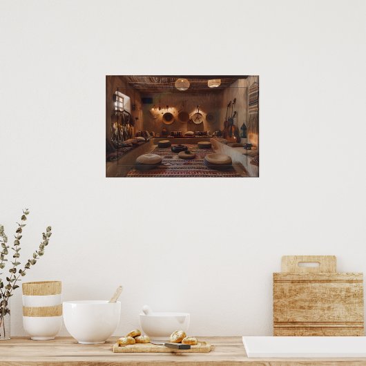 Moeder Afrika vieren Poster (Keuken)