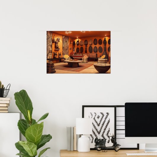 Moeder Afrika vieren Poster (Thuiskantoor)