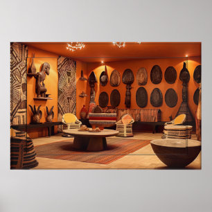 Moeder Afrika vieren Poster